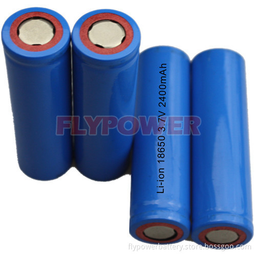 3.7V 2400mAh 18650 Lithium Ion Battery Cell (FLC-18650-2400)
